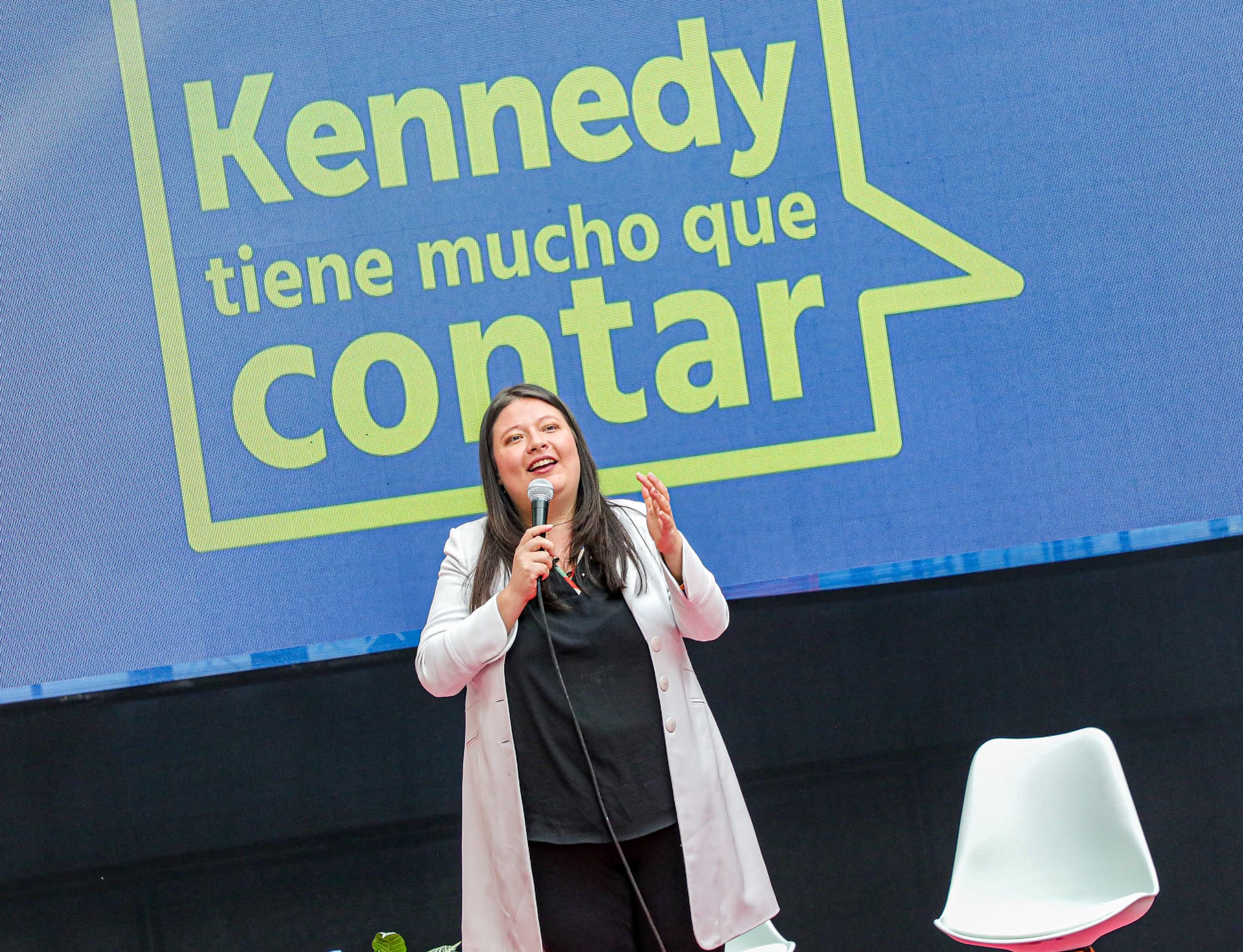 Carolina Agudelo en territorio